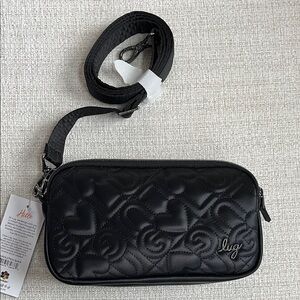 NWT Lug Coupe XL Satin Luxe Convertible Crossbody